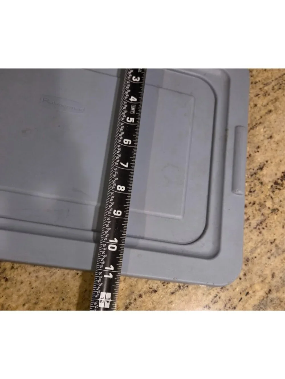 Vintage Rubbermaid STORAGE BOX LID ONLY 0136 (Match 0135) BLUE Lid 16 x 11.